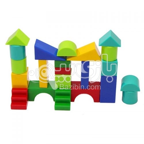 اسباب بازی بریکس پلاستیکی 32 عددی صنایع آموزشی 1