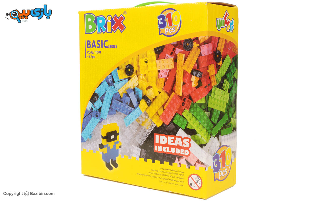 اسباب بازی بریکس 11001 جعبه ای 310 قطعه کوشا بلوکز