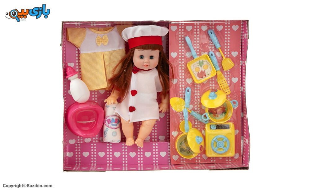 بازی دخترانه ست عروسک سر آشپز بیبی بورن 5