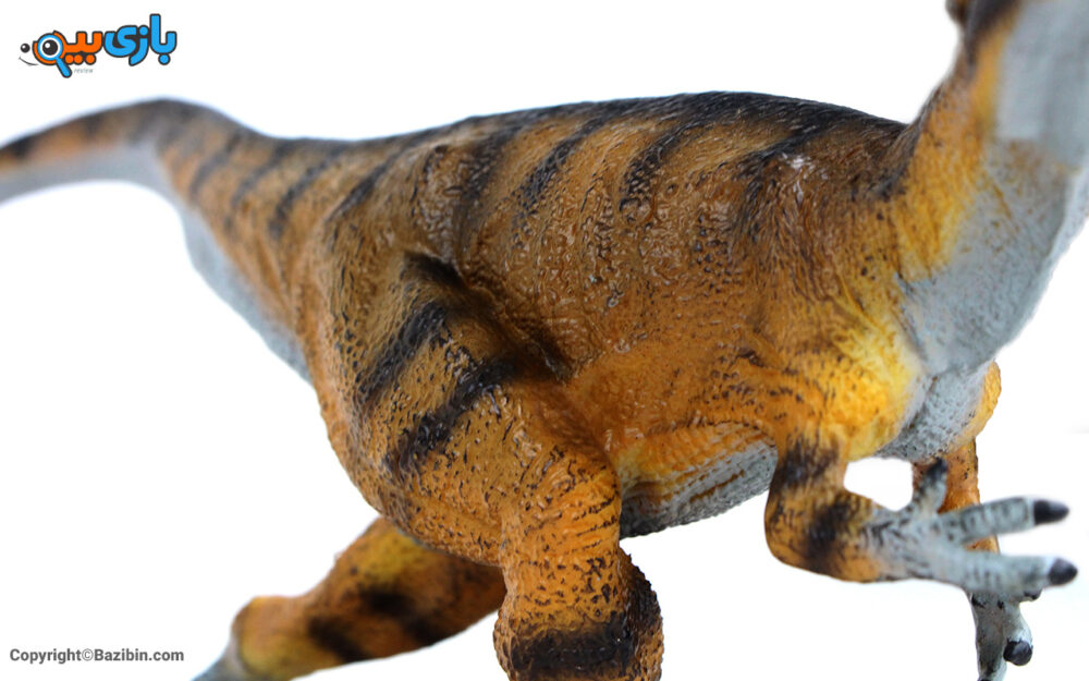 بازی فیگور حیوانات مدل دایناسور تیرکس با زمین نگه دارنده مک تویز 10