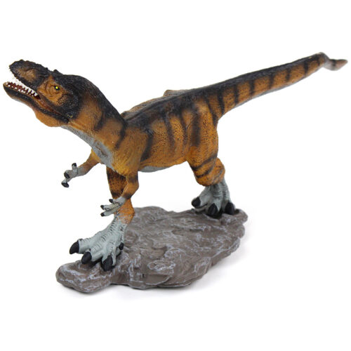 بازی فیگور حیوانات مدل دایناسور تیرکس با زمین نگه دارنده مک تویز 2