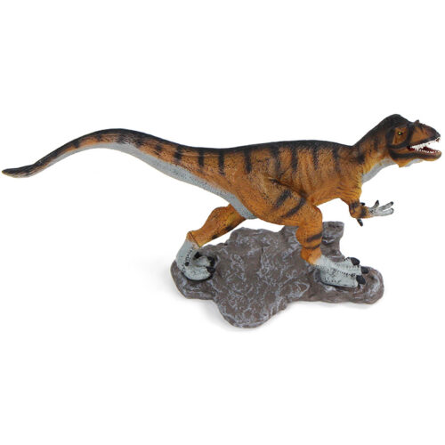 بازی فیگور حیوانات مدل دایناسور تیرکس با زمین نگه دارنده مک تویز 4