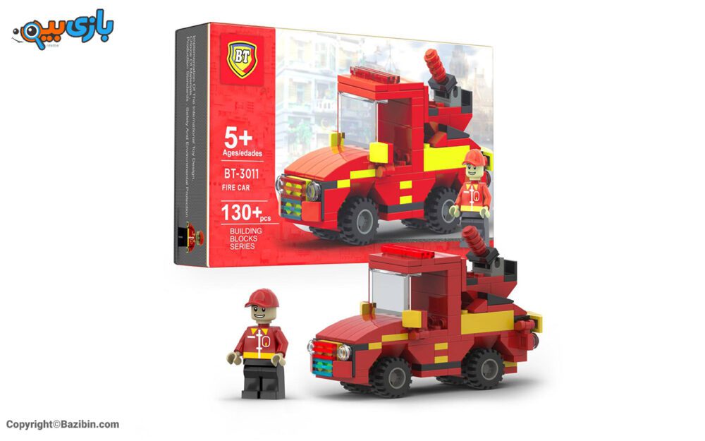 بازی لگو ساختنی 4 مدل آتش نشانی بنار تویز