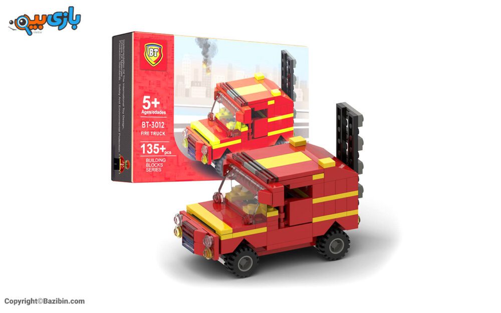 بازی لگو ساختنی 4 مدل آتش نشانی بنار تویز 3