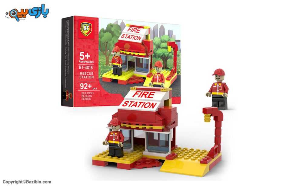 بازی لگو ساختنی 4 مدل آتش نشانی بنار تویز 6