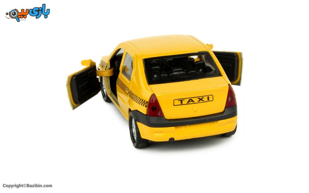 بازی ماشین فلزی ال 90 تاکسی زرد طاها 5