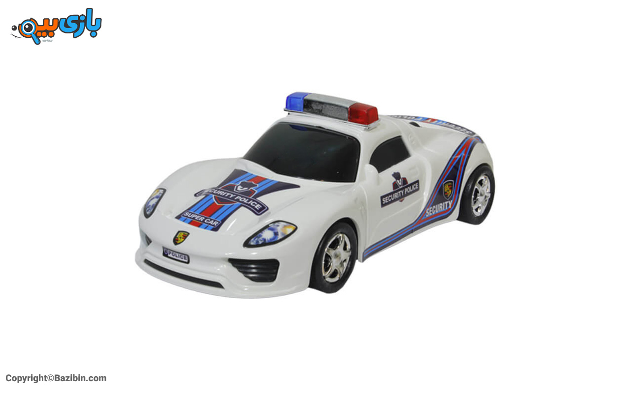 اسباب بازی ماشین مدل پورشه 911 پلیس درج