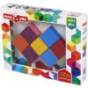 بازی مکعب های جادویی رنگی 7 عددی پلی مگنت