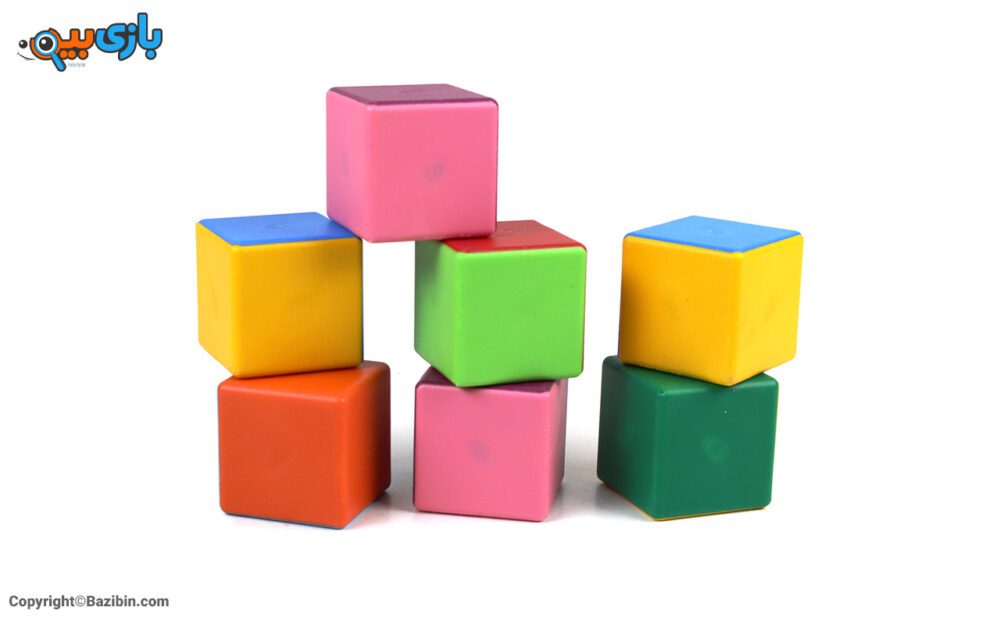 بازی مکعب های جادویی رنگی 7 عددی پلی مگنت 4