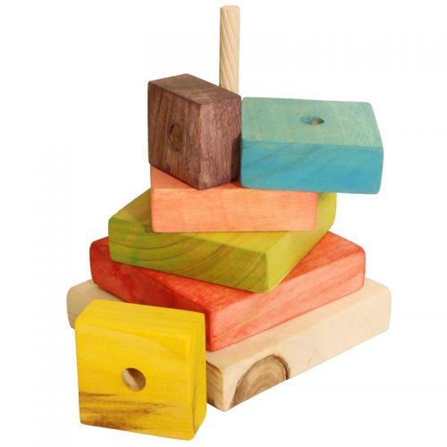 اسباب بازی مربع هوش دهکده چوبی آوای باران 4