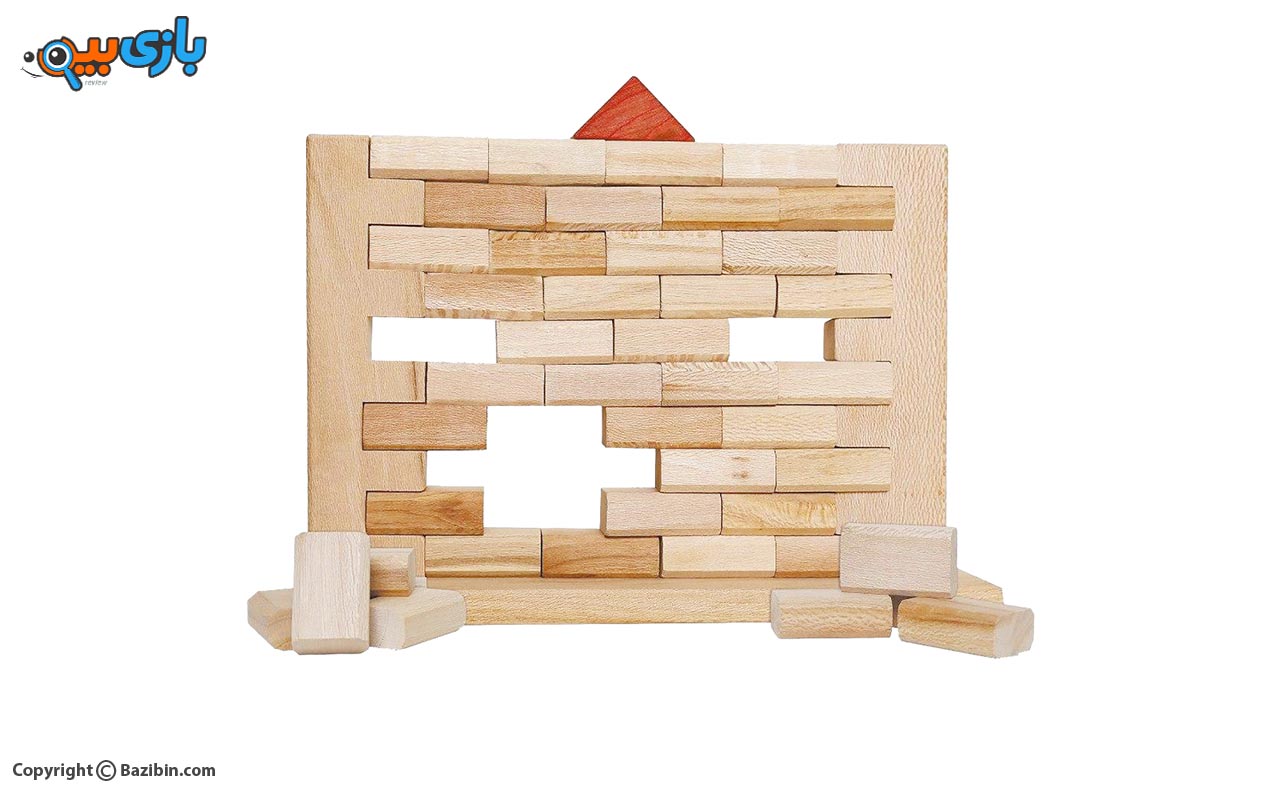 اسباب بازی دیواره 40 قطعه چوبی سپتا 1