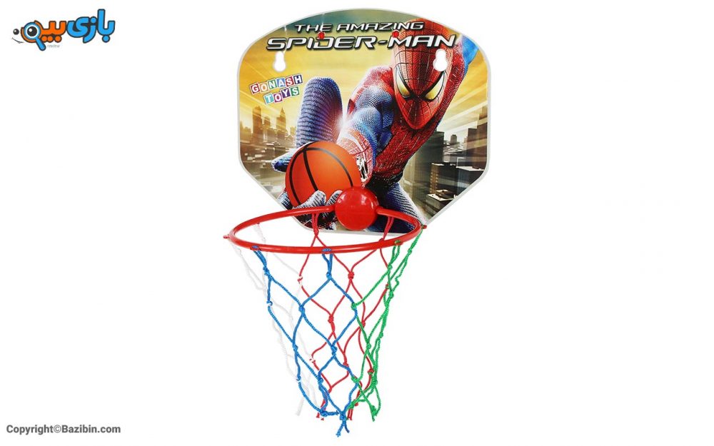 بازی تخته بسکتبال کوچک گنش طرح مرد عنکبوتی