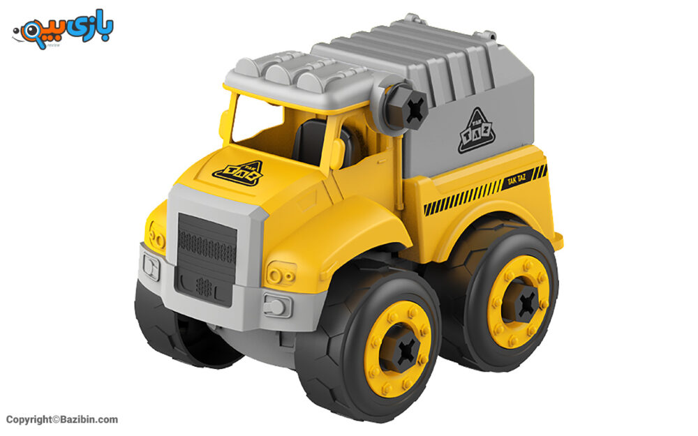 بازی ماشین مدل کامیون بازیافت با راننده مهربون تک توی 4