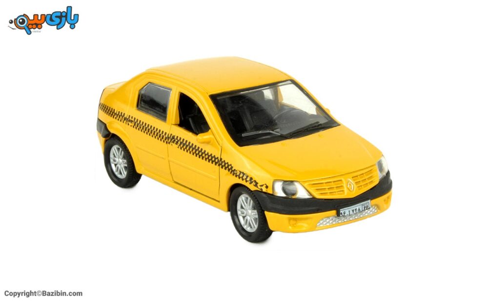 بازی ماشین فلزی ال 90 تاکسی زرد طاها