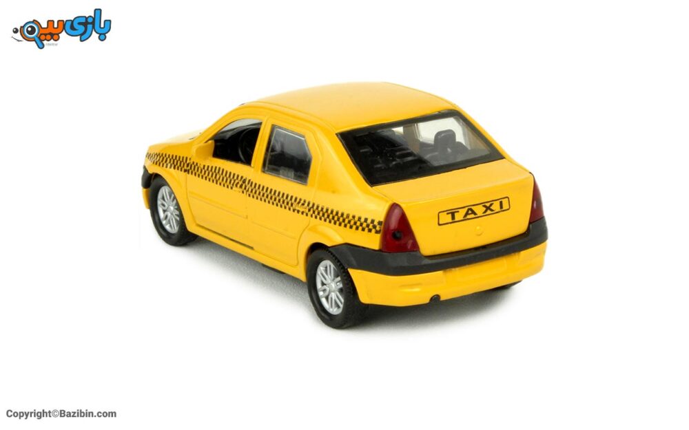بازی ماشین فلزی ال 90 تاکسی زرد طاها 4