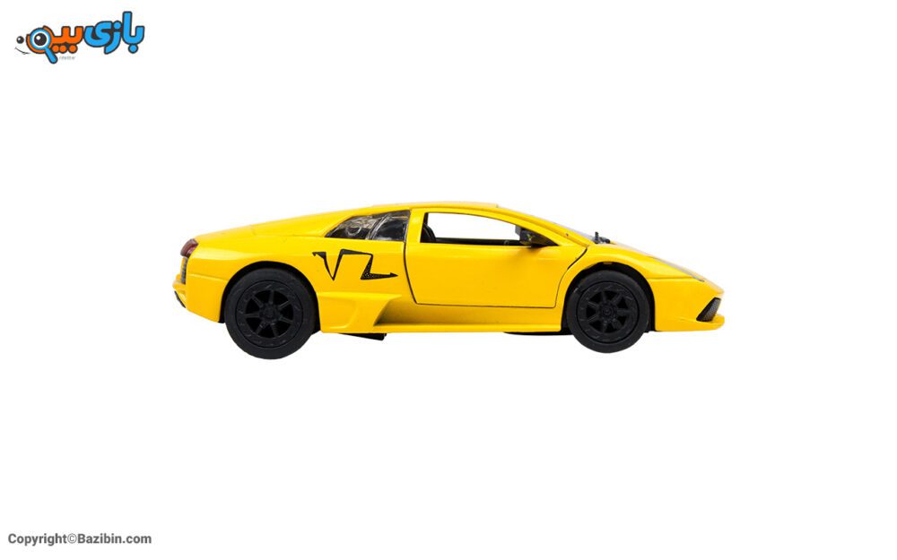 بازی ماشین فلزی مدل لامبورگینی زرد طاها 3